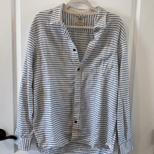 Vans striped button-down shirt